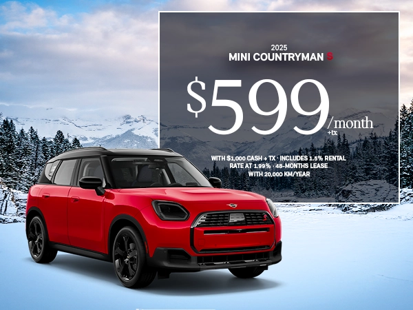 Bannière de Mini Countryman S 2025